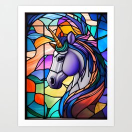 unicorn -01- Art Print