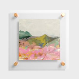 summer landscape Floating Acrylic Print
