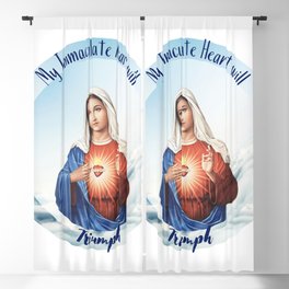 Virgin Mary Blackout Curtain