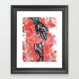 Akai Ito - Red String of Fate Framed Art Print