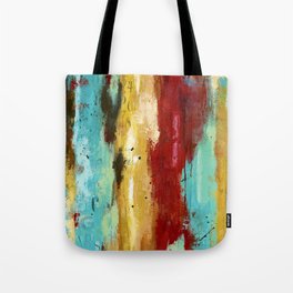 Southwest Abstract Painting with Western Earthy feel Tote Bag