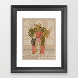 Plant Papi Framed Art Print