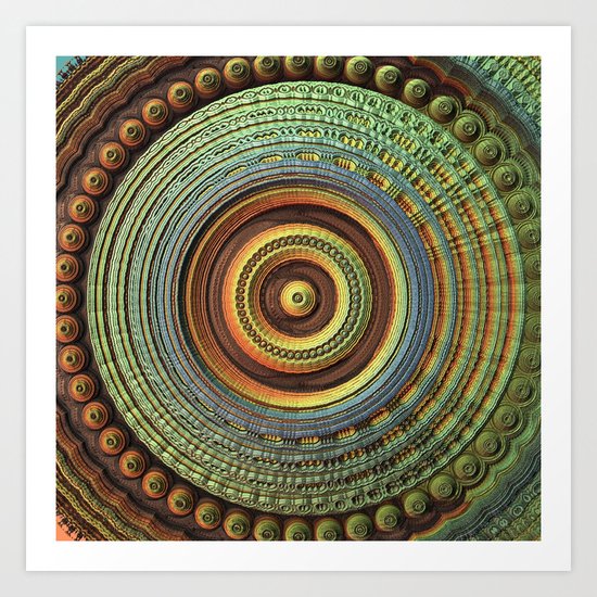 Casual Mandala Art Print