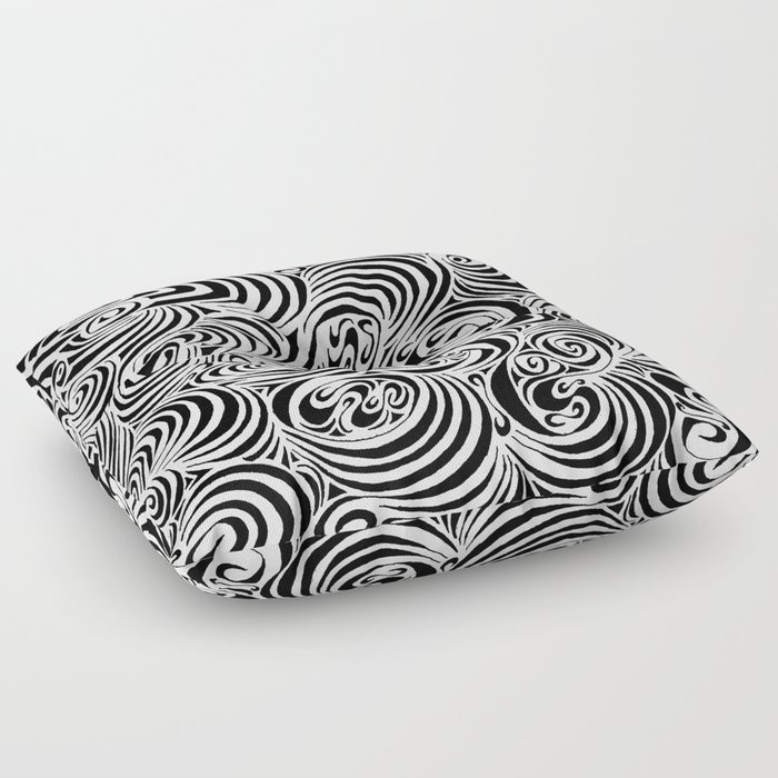 Strange wave Floor Pillow