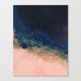 Abstract pink navy Canvas Print