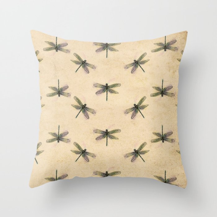 dragonfly Throw Pillow