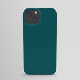 Classic Deep Teal iPhone Case