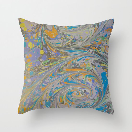 Marble Print #16 Throw Pillow