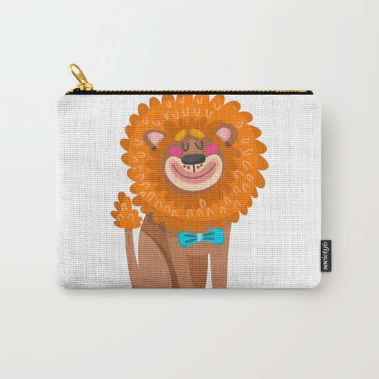 lion cartoon cute Carry-All Pouch