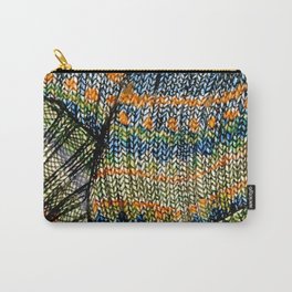 Color Knit Cap Carry-All Pouch