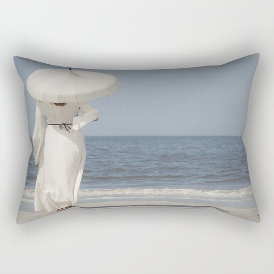 Waiting III Rectangular Pillow