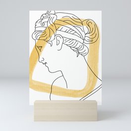 Mythology bust Mini Art Print