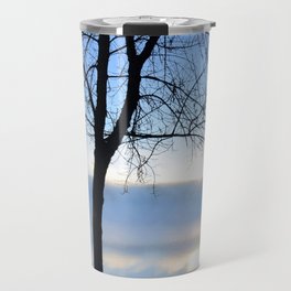 Mystical: Ash Tree in a Misty Sunrise  Travel Mug