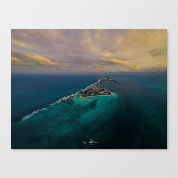 Isla Mujeres, el Paraíso Caribeño  Canvas Print