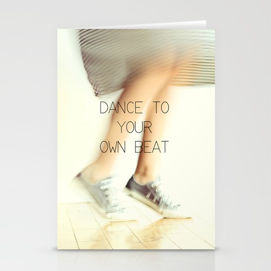 Dance to your own beat Stationery Cards