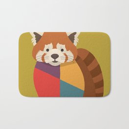 Red Panda Bath Mat | Wildlife, Children, Safari, Abstract, Kids, Nature, Cute, Asia, Pattern, Quirky 