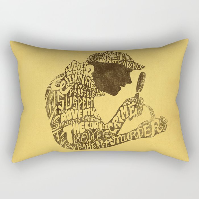 Man of Many Words Rectangular Pillow