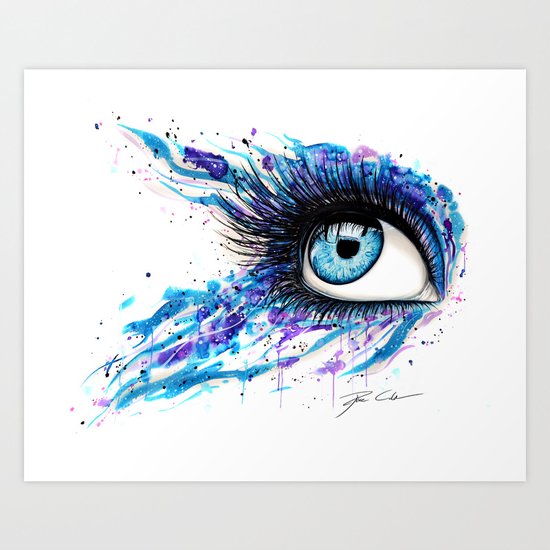 Open your eyes Art Print