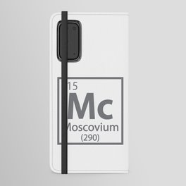 Moscovium - Russian Science Periodic Table Android Wallet Case