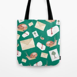 Snail Mail - Teal Tote Bag