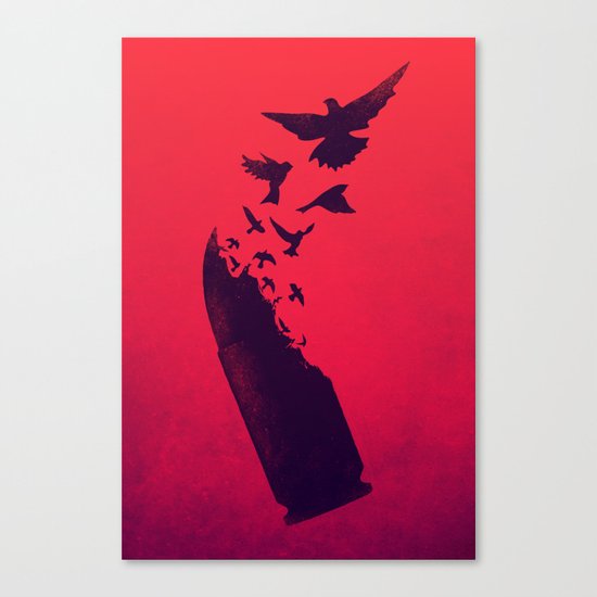 Bullet Birds Canvas Print