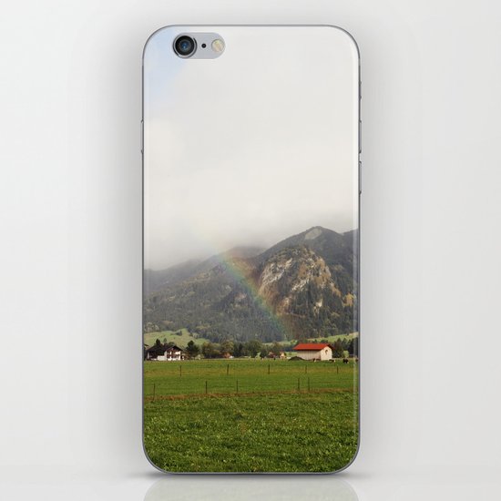 Rainbow in the Valley iPhone & iPod Skin