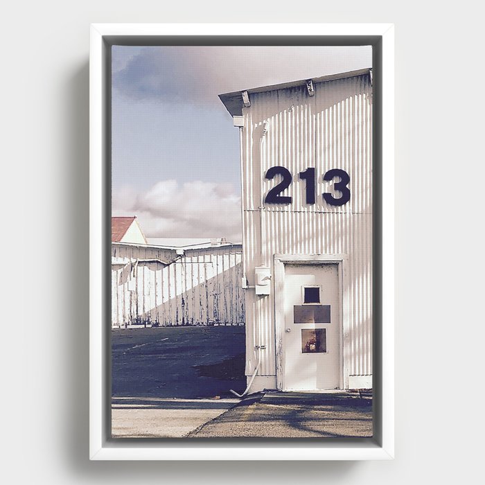 Mare Island Building #213 Framed Canvas