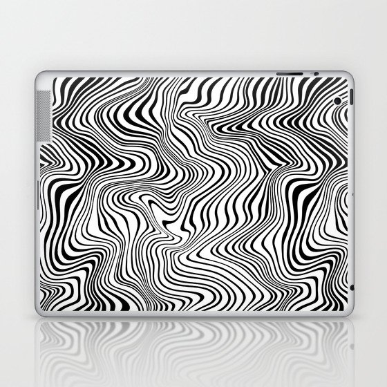Abstract Waves Laptop & iPad Skin