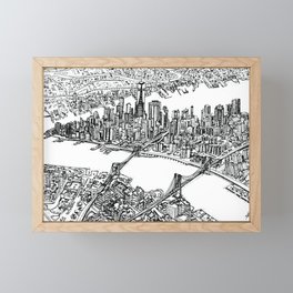 NEW YORK CITY Framed Mini Art Print