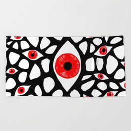 Evil Eye Beach Towel