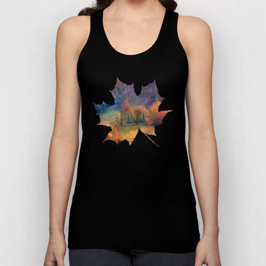 Fall landscape Unisex Tank Top