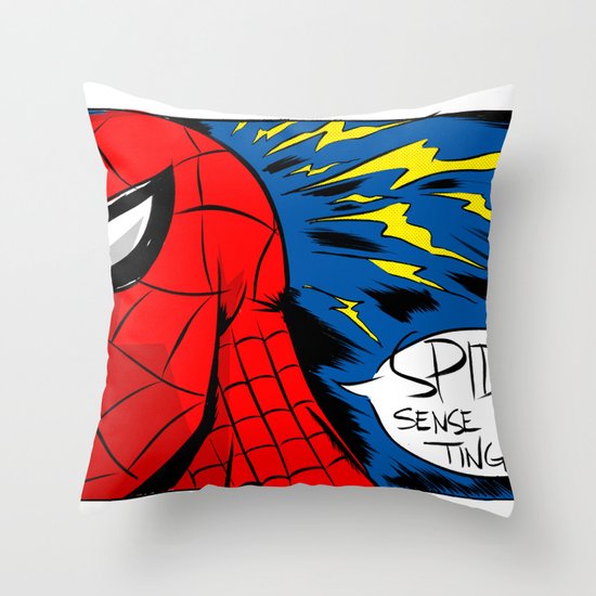 The Spidey Sense Throw Pillow