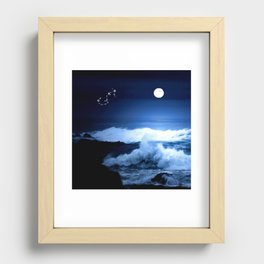 Dark Scorpio Rising - Oceanscape Recessed Framed Print
