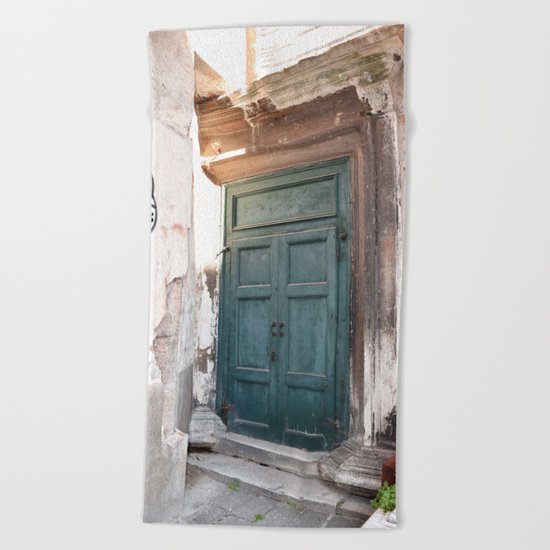 Door Beach Towel