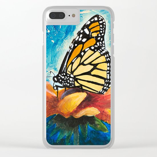 Butterfly - Discreet clarity - by LiliFlore Clear iPhone Case