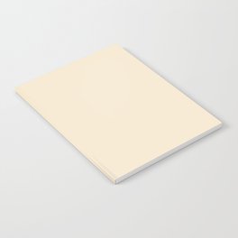 Creamy Off White Ivory Solid Color Pairs PPG Magnolia Blossom PPG1090-1 - All One Single Shade Hue Notebook