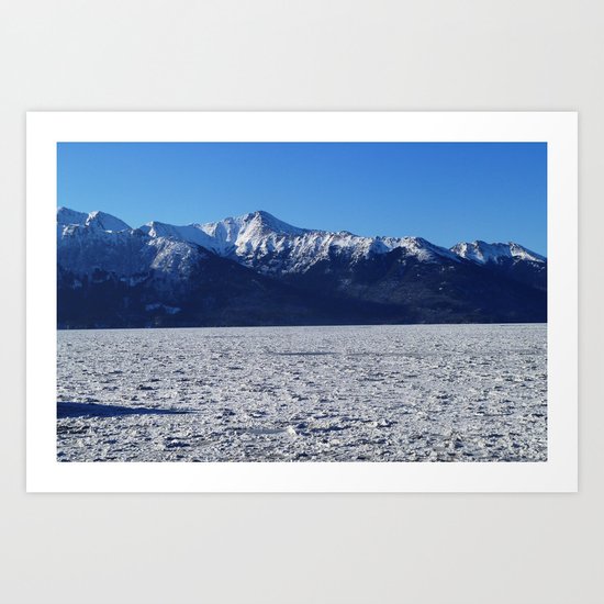 Frozen Alaska Art Print