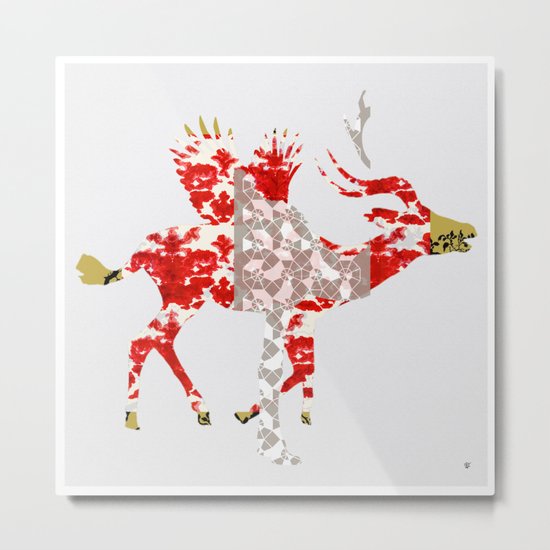 FabCreature · AntiLoFly 2 Metal Print