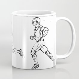 Transition through Triathlon Runners A Coffee Mug