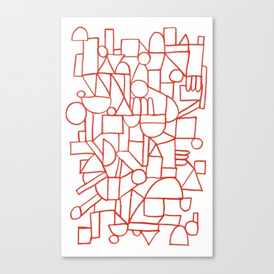 Rad lines Canvas Print