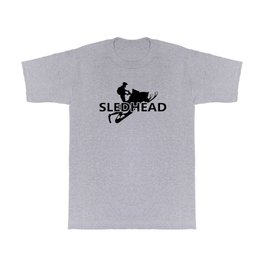 Sledhead Snowmobiler Send It  T Shirt