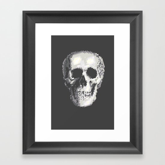 Tri Skull Framed Art Print