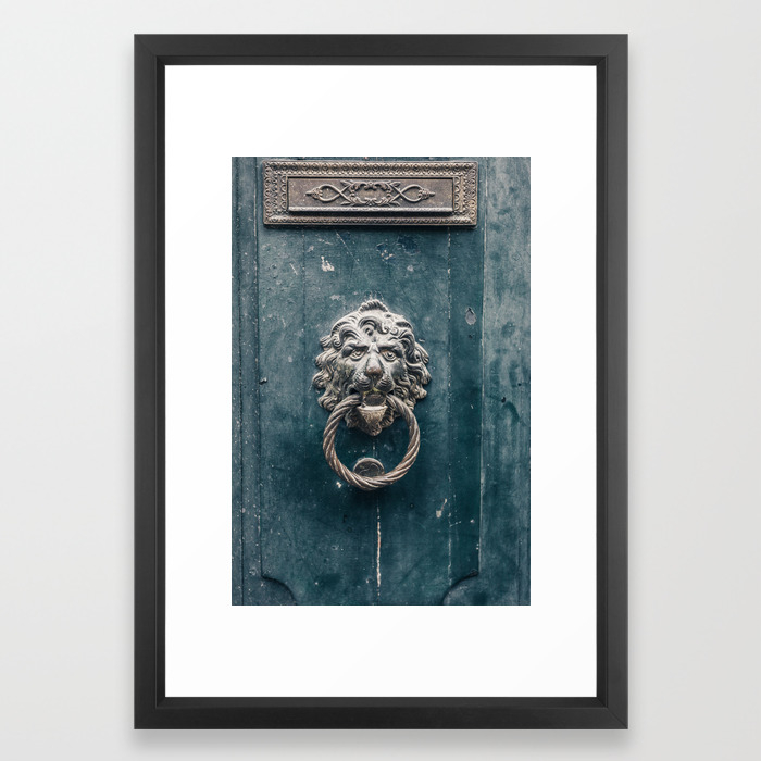 Vintage Door Knob Framed Art Print