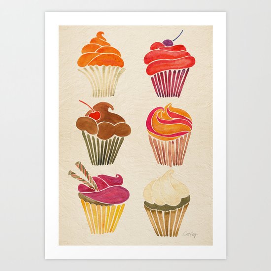 Cupcakes Art Print