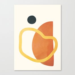 Minimal Abstract Shapes No.40 Canvas Print