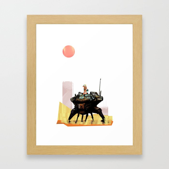 HayBot Framed Art Print