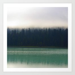 Faded Forest And Lake Art Print | Faded, Color, Filter, Destination, Lomo, Retro, Greatbeyond, Travel, Photo, Vintage 