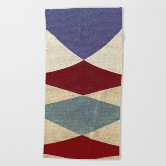Lucha Libre Mask 4 Beach Towel