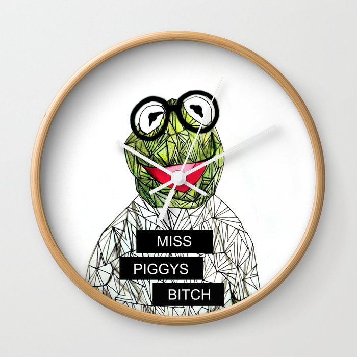 Kermit The Frog Wall Clock
