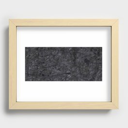 Grey stone Recessed Framed Print